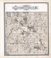 Township 38 N., Range 15 W., Big Sandl., Warners Lake, Viola Lake, Bass, Pokegama, Burnett County 1915